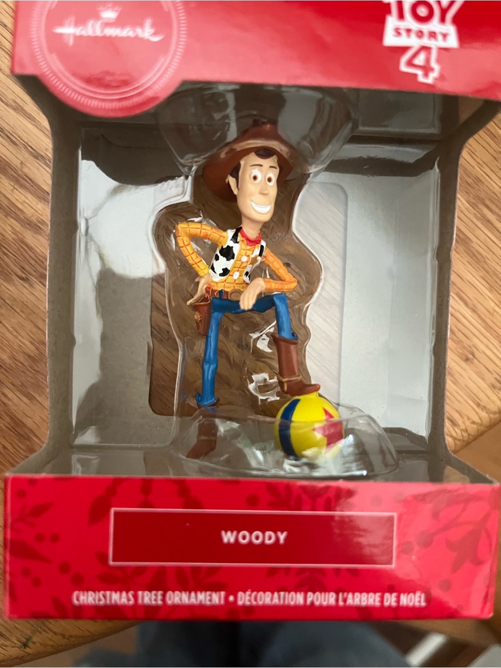 Hallmark Woody Figurine Ornament in Yellow, Blue, Brown